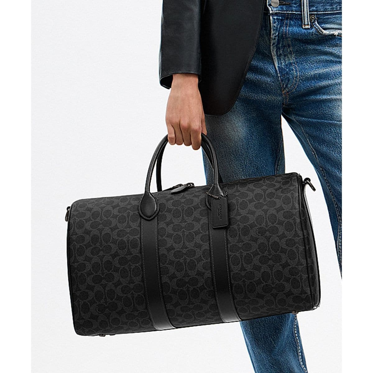 COACH トレッカーバッグ　※ボストンバッグ COACH コーチ メンズバッグ 2WAY シグネチャーボストンバッグ