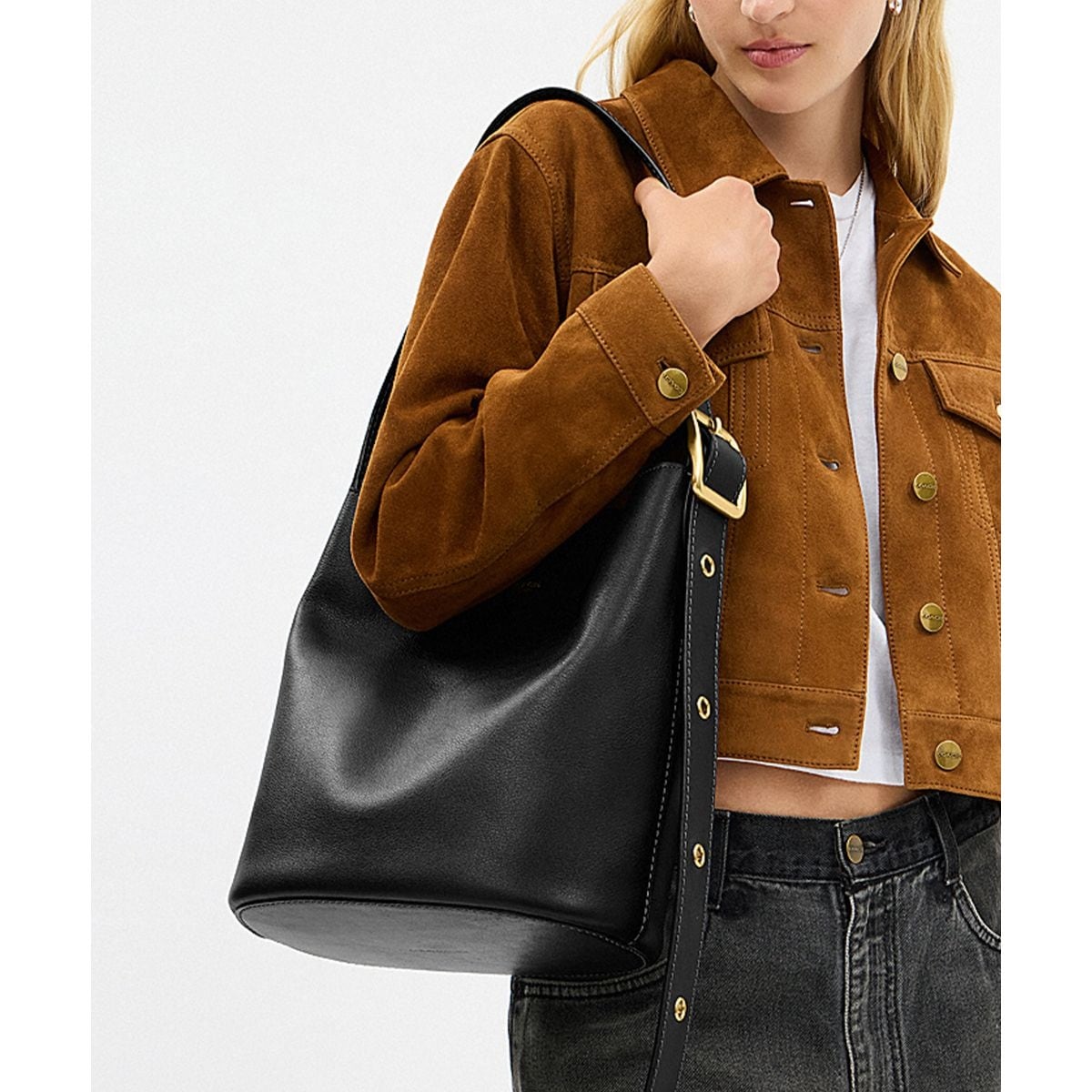 ハンプトンズ ホーボー バッグ・クリスタル シグネチャー ジャ