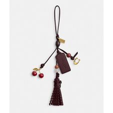 コーチ(COACH)のチェリー ヘリテージ レザー バッグ チャーム