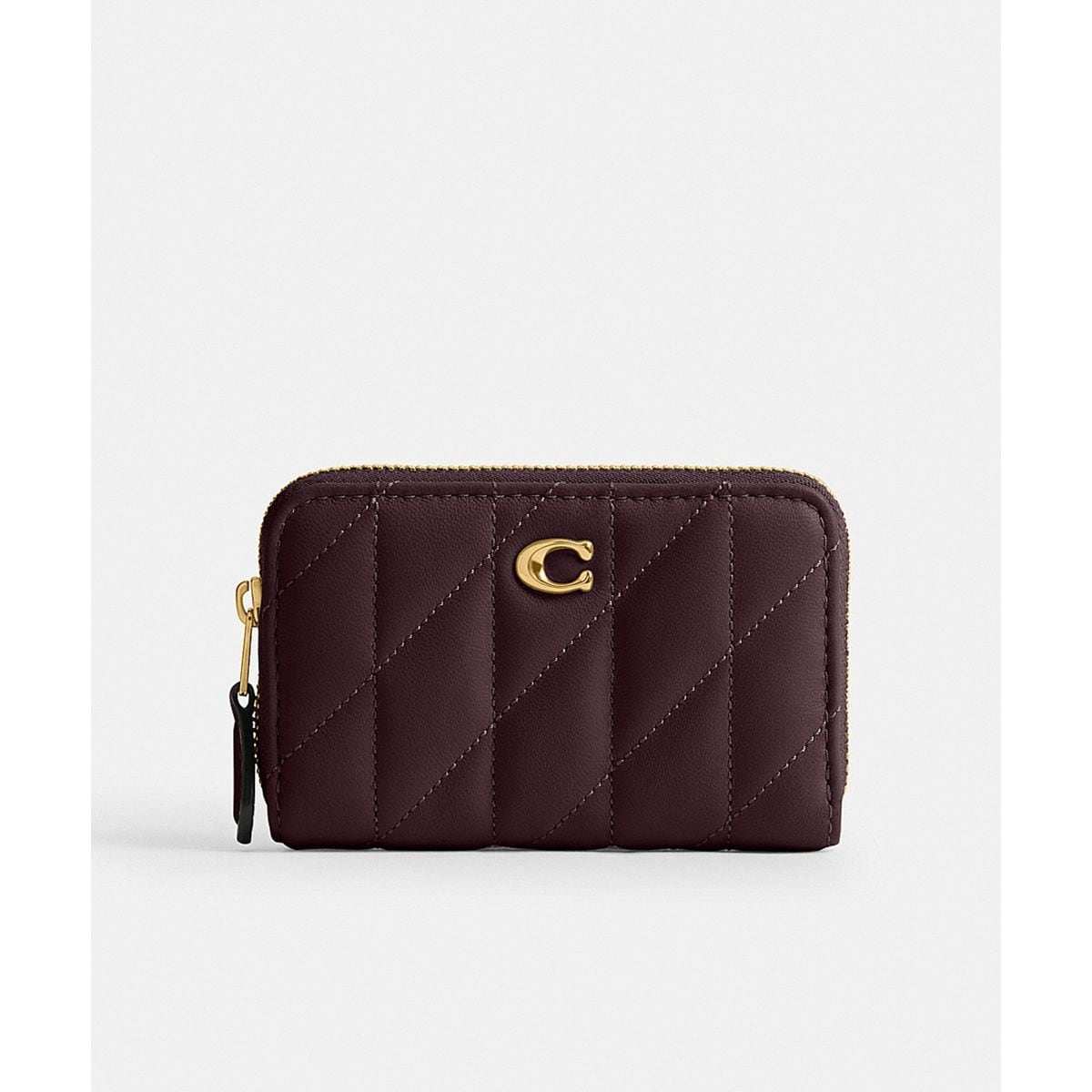 COACH スモール ジップ アラウンド カード ケース・ピロー キルティング スモール ジップ アラウンド カード ケース・ピロー