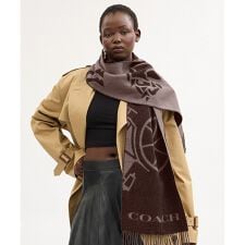 コーチ(COACH)のホース アンド キャリッジ カシミヤ マフラー