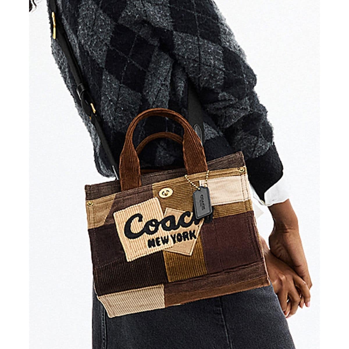 COACH コーチ トートバッグ ハンドバッグ パッチワーク マルチパターン 新品未使用❣️COACH コーチトートバッグレディースブランド