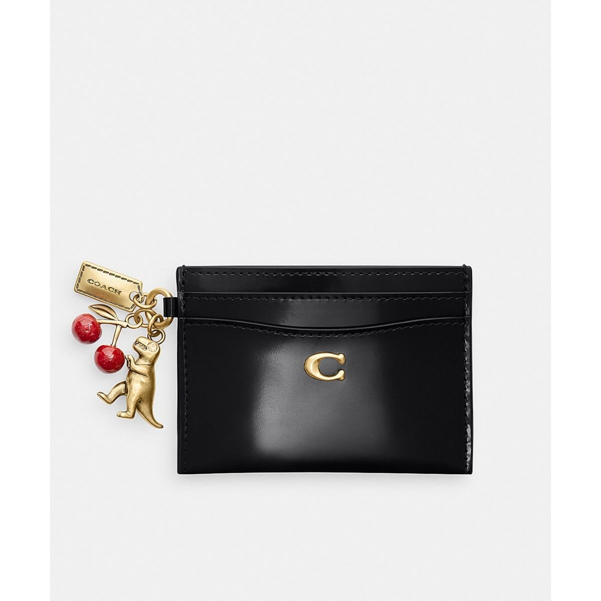 コーチ ケース カードケース 3コンパートメント マルチカラー レザー COACH コーチ カードケース 二つ折り メンズ 2819 チャコール