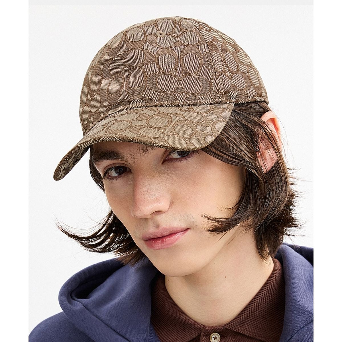 コーチ　シグネチャージャカードベースボールハット　カーキ コーチ シグネチャージャカードベースボールハット カーキ 公式】COACH