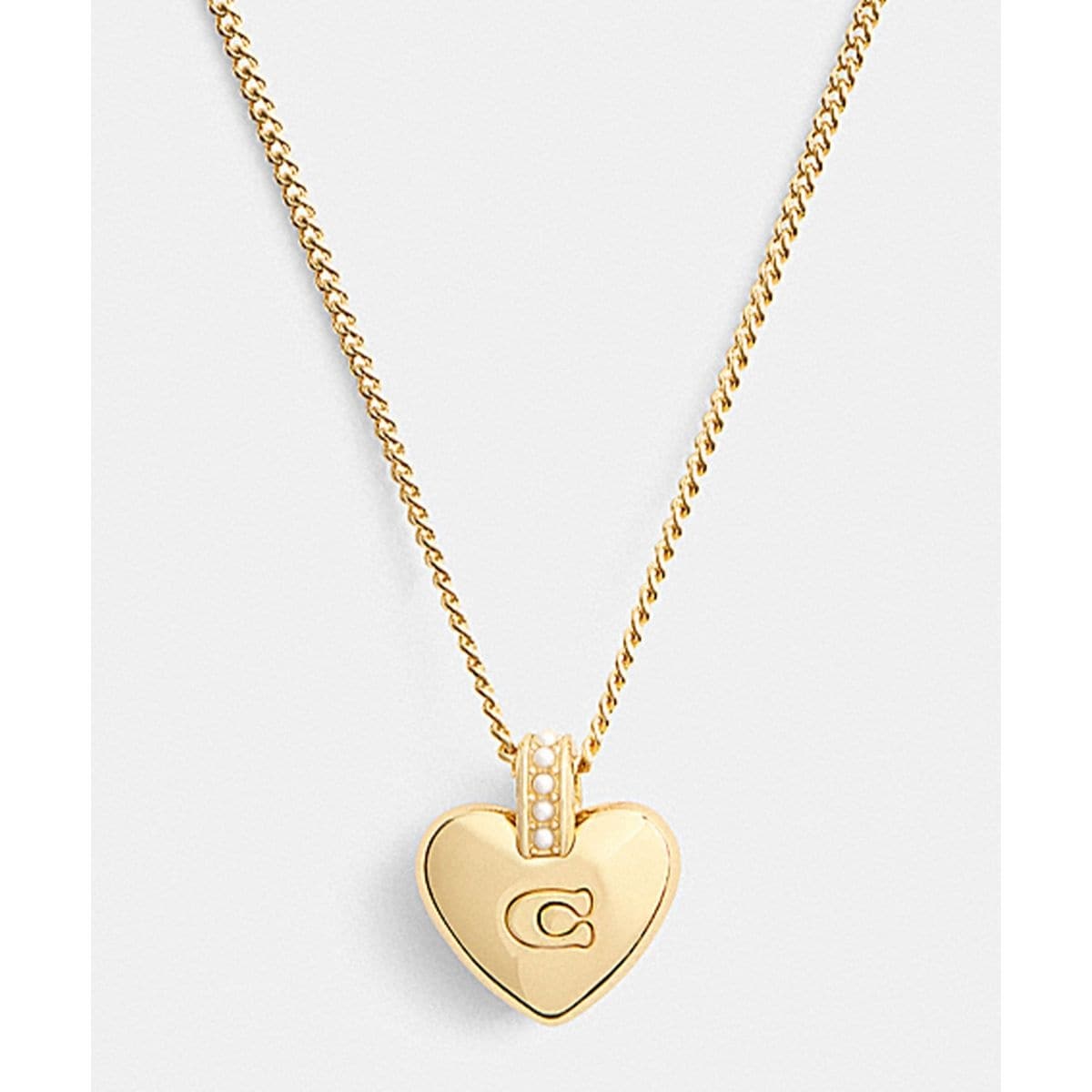 シグネチャー ハート コード ペンダント ネックレス | コーチ(COACH