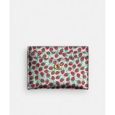 エッセンシャル カード ケース・ストロベリー プリント
