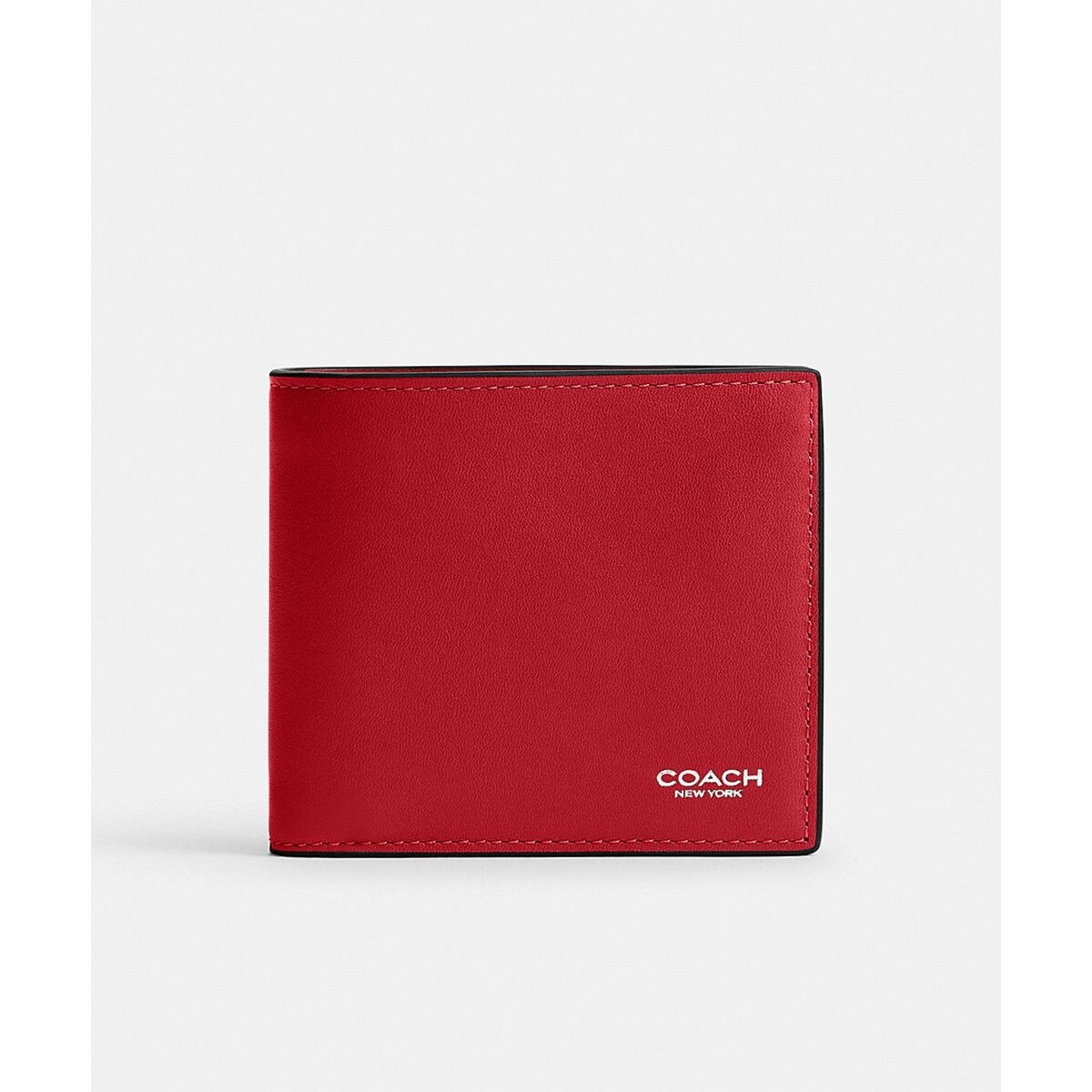 二 つ折り coach 財布赤 COACH オールドコーチ 二つ折り財布 L字
