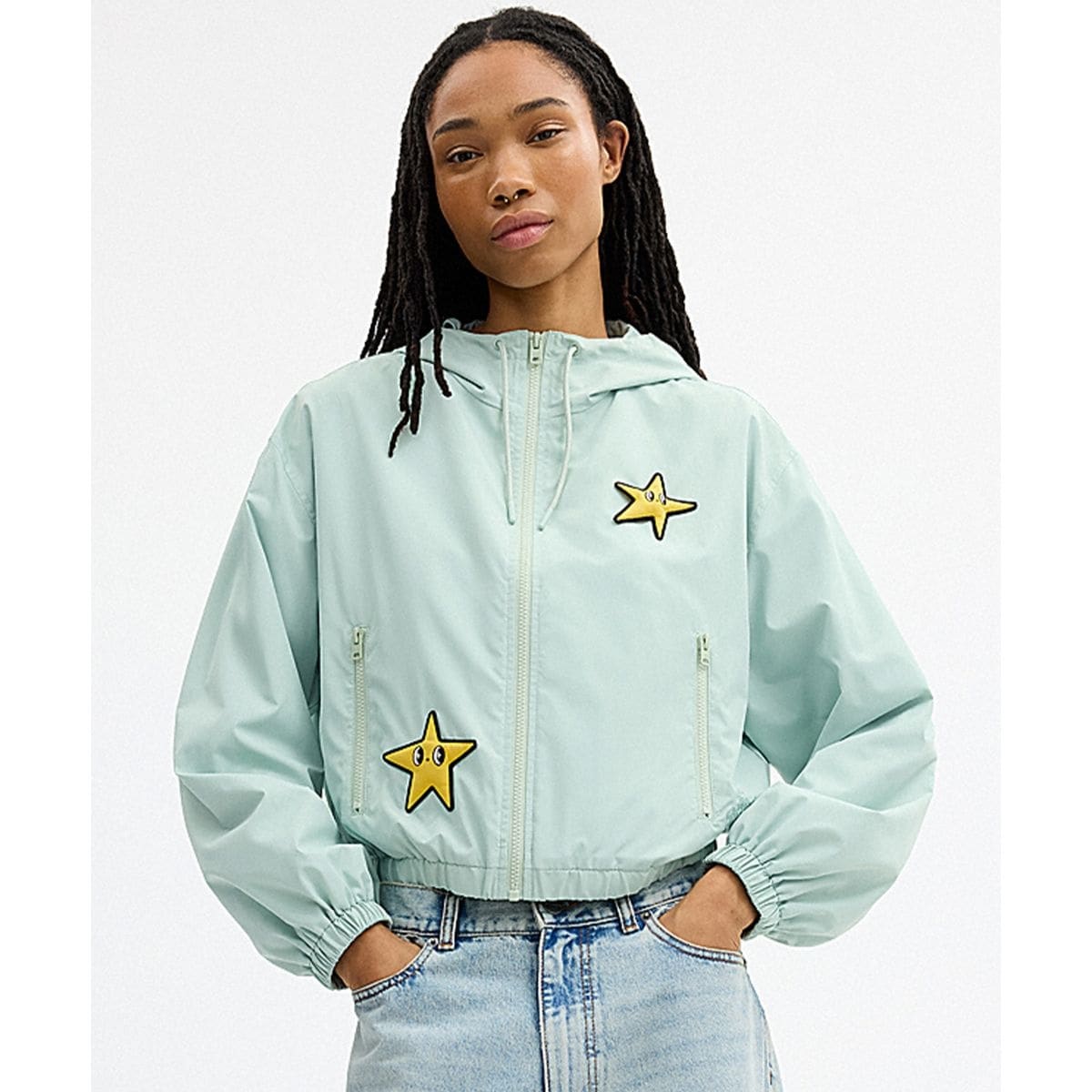 COACH | BRAIN DEAD】スター クロップド ウインドブレーカー