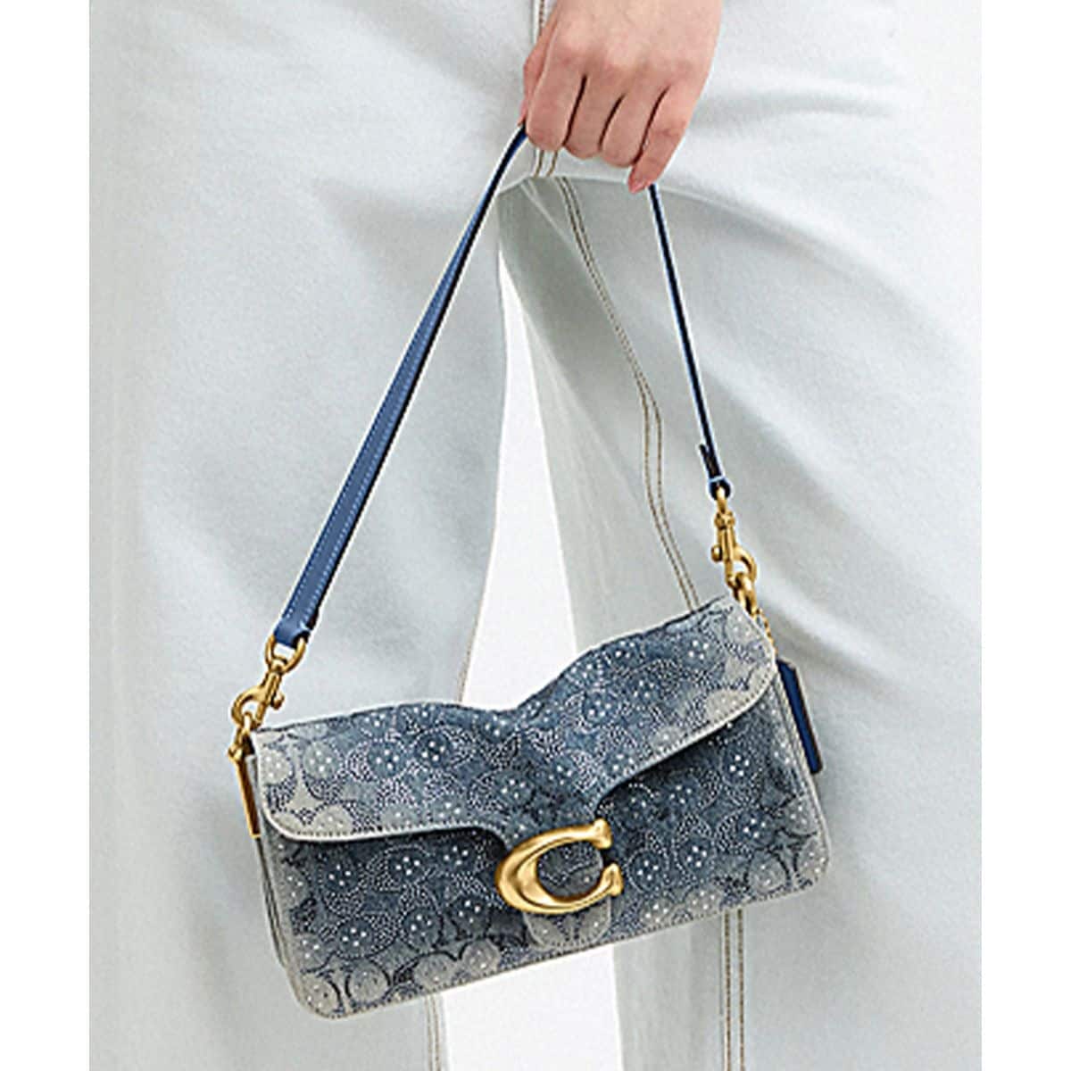 タビー ショルダー バッグ 26・デニム・シグネチャー | コーチ(COACH