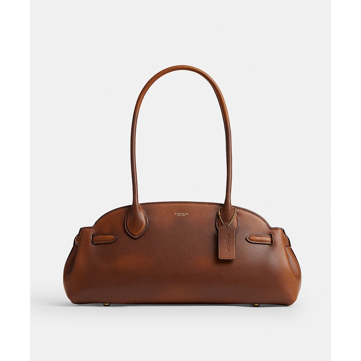 COACH　クーパーキャリオール　グラブタンレザー　2WAY　ボルドー エンパイア キャリーオール バッグ 34・ラブド レザー | コーチ(COACH