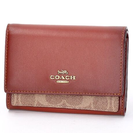 コーチ ミディアム フラップ ウォレット カラーブロック シグネチャー キャンバス コーチ Coach ファッション通販 マルイウェブチャネル To516 222 64 01