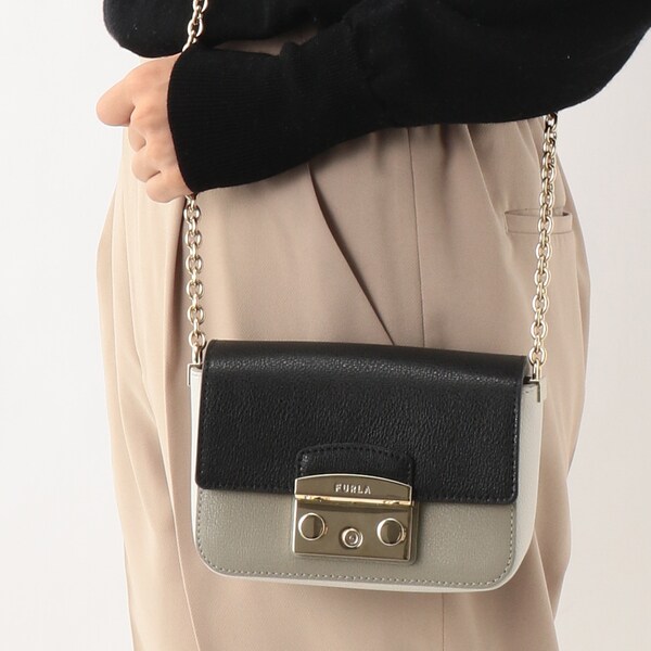 FURLA BLOCK MINI CROSSBODYミニクロスボディバッグ