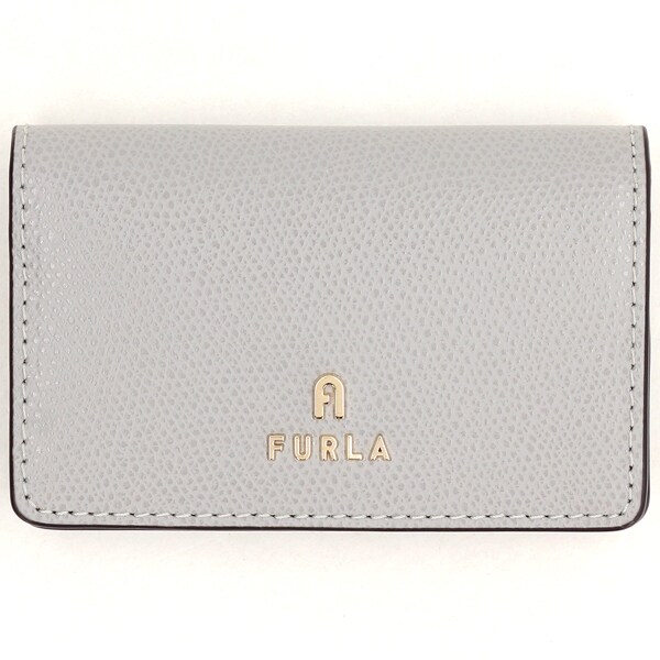【新品タグ付】FURLA グレー ジュ カードケース FURLA - 新品✨フルラ フラグメントケース カードケース レザー
