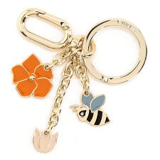 フルラ(FURLA)の【公式】FURLA CRYSTAL KEYRING BEE&FLOWERSMETALLO