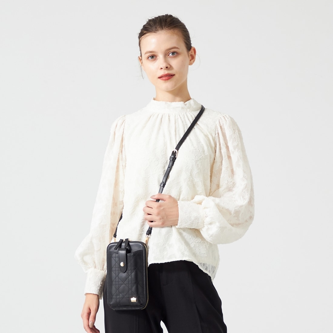 シープキルトWストラップスクエアショルダー | ラ バガジェリー(LA