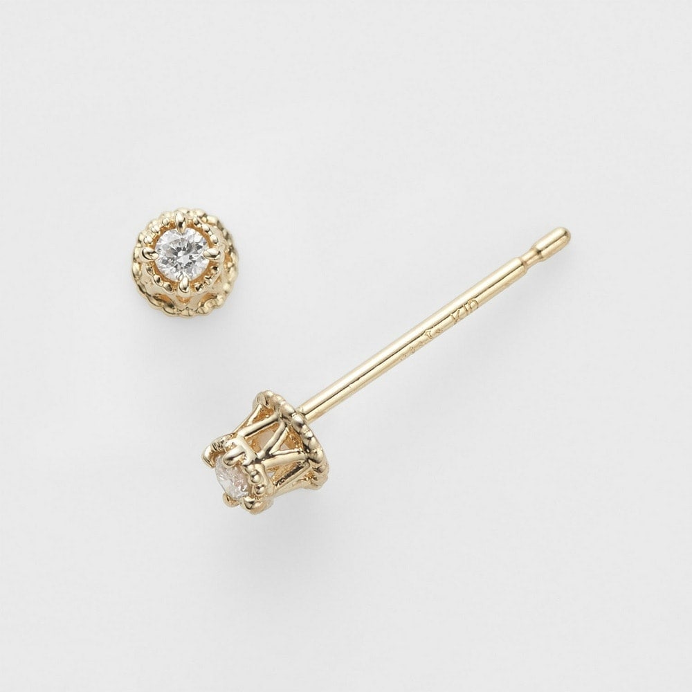 WEB限定》K10ダイヤモンドピアス（0.02ct） | アガット(agete) | マルイウェブチャネル