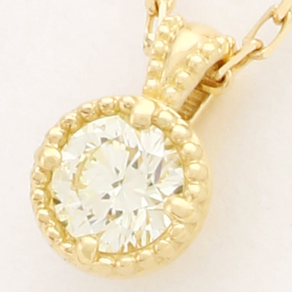 ✨現品限り✨K18YG/WG 二種 ダイヤモンド 0.14ct ネックレス