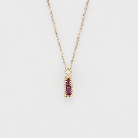 K18ルビーネックレス | アガット(agete) | マルイウェブチャネル 