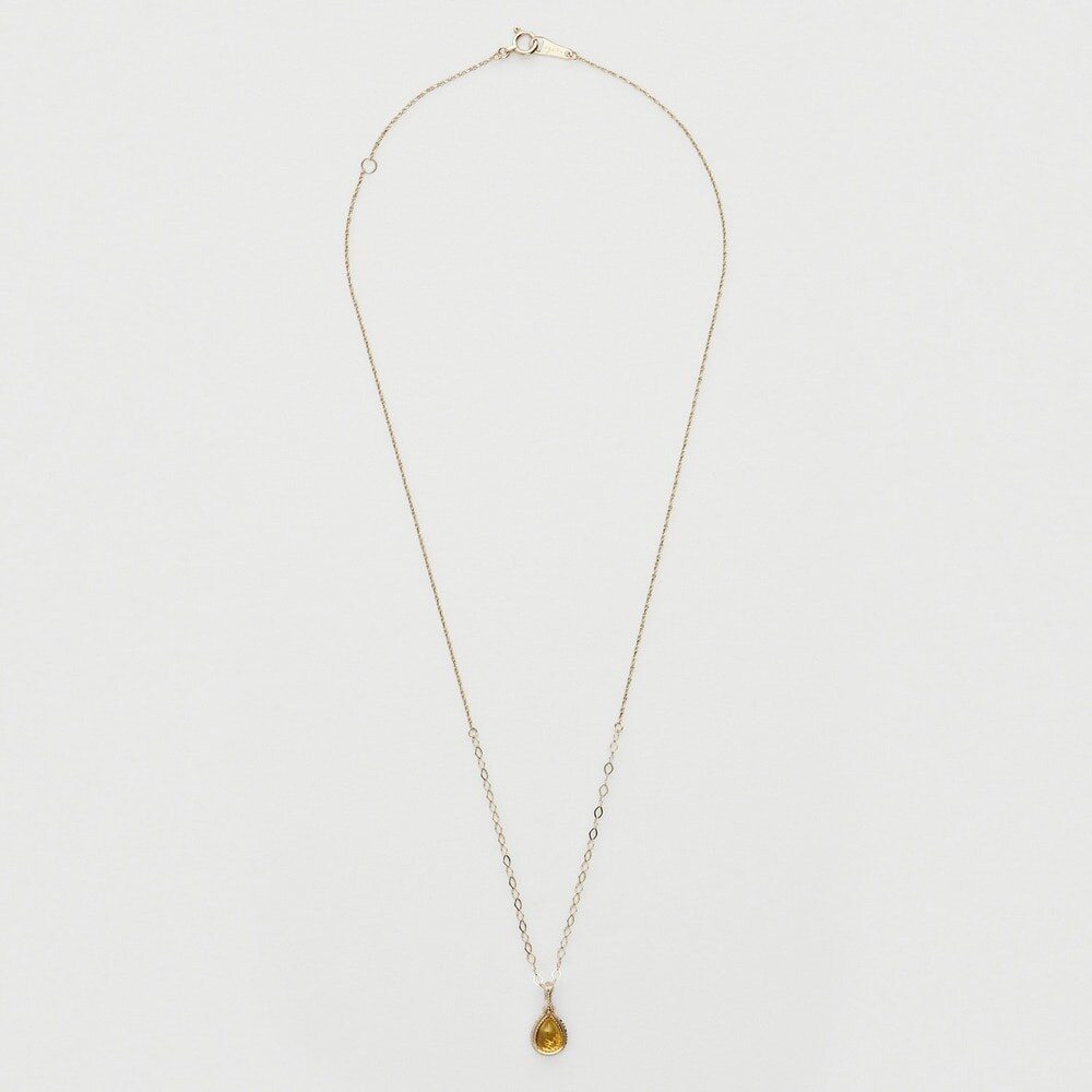 2023 Spring Limited Edition】K10アンバーネックレス | アガット