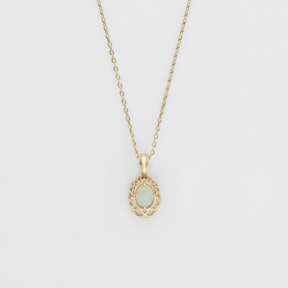 ≪WEB限定≫【10月バースストーン】K10オパールネックレス | アガット