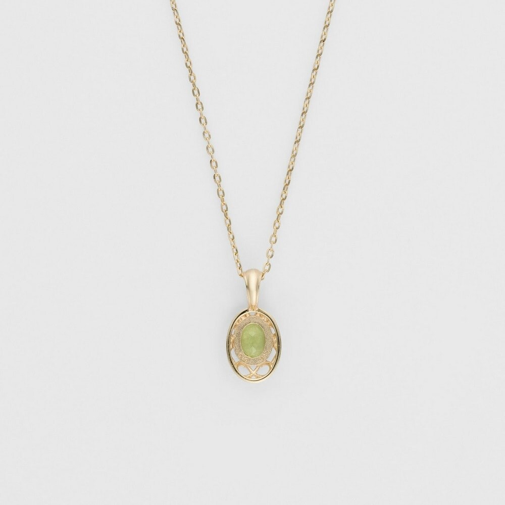 （値下げ）agete 【新品未使用】8月誕生石K10ペリドットネックレスアガット 8月誕生石＞K10ペリドットネックレス｜ネックレス｜アガット