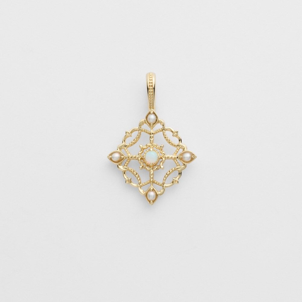 agete チャーム オパール K14オパールチャーム | アガット(agete) | マルイウェブチャネル