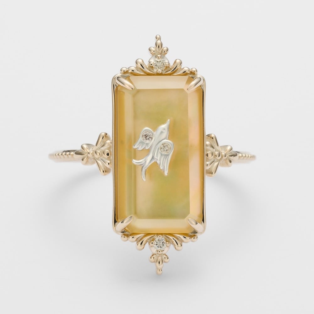 K10シトリンリング | アガット(agete) | マルイウェブチャネル