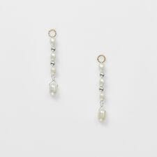 《WEB限定》K10／シルバーパールピアスチャーム