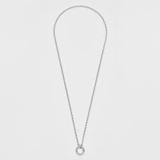 アガット(agete)のシルバーダイヤモンドネックレス