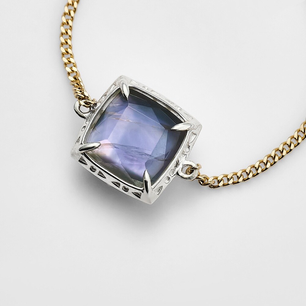 agete ネックレス トリプレットストーン 紫金石 agete ネックレス トリプレットストーン 紫金石 紫金石 Limited