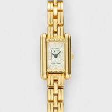 アガット(agete)のスクエアフェイスウォッチ／ゴールド