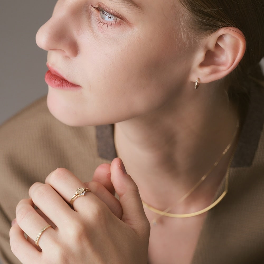 美品 ノジェス ダイヤモンド リング アガット K10ダイヤモンドリング｜リング｜アガット 公式オンラインストア