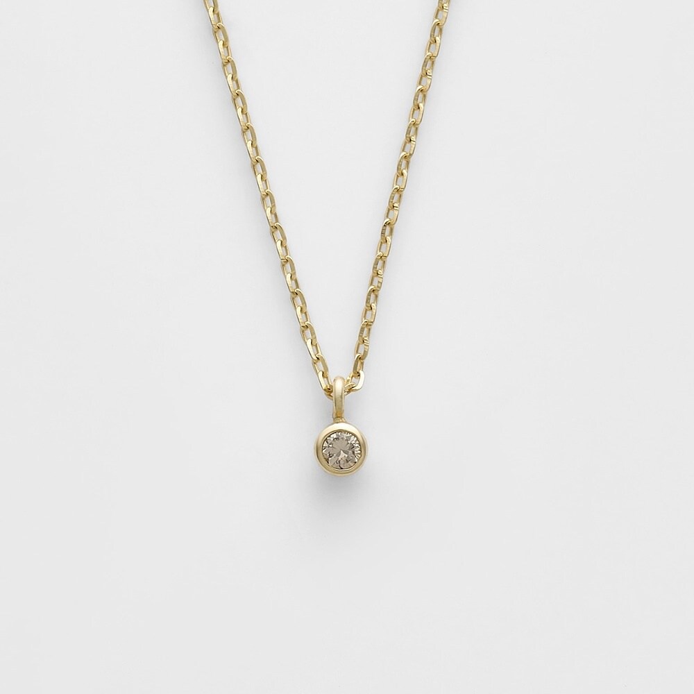 agete /アガット 2連ダイヤモンドK18ネックレス K18ダイヤモンドネックレス（0.2ct）｜ネックレス｜アガット