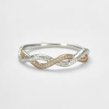 K10／シルバーダイヤモンドリング（0.05ct）