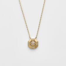 アガット(agete)のK18ダイヤモンドネックレス（ 0.07ct）