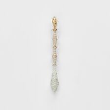 アガット(agete)のK10／シルバーダイヤモンドチャーム（0.11ct ）