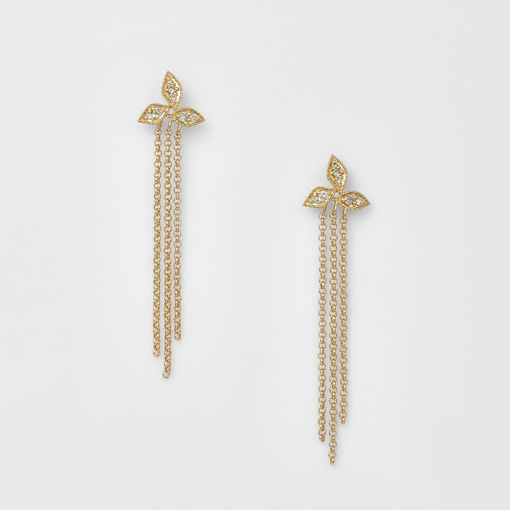 K18YG ダイヤモンド フープピアス | ヴイエー ヴァンドーム青山(va