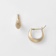 アガット(agete)のK5ダイヤモンドピアス（0.01ct）