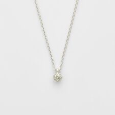 シルバーダイヤモンドネックレス（0.1ct）