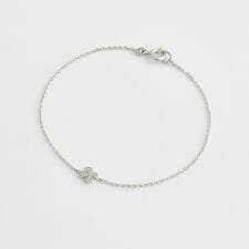 シルバーダイヤモンドブレスレット（0.05ct）
