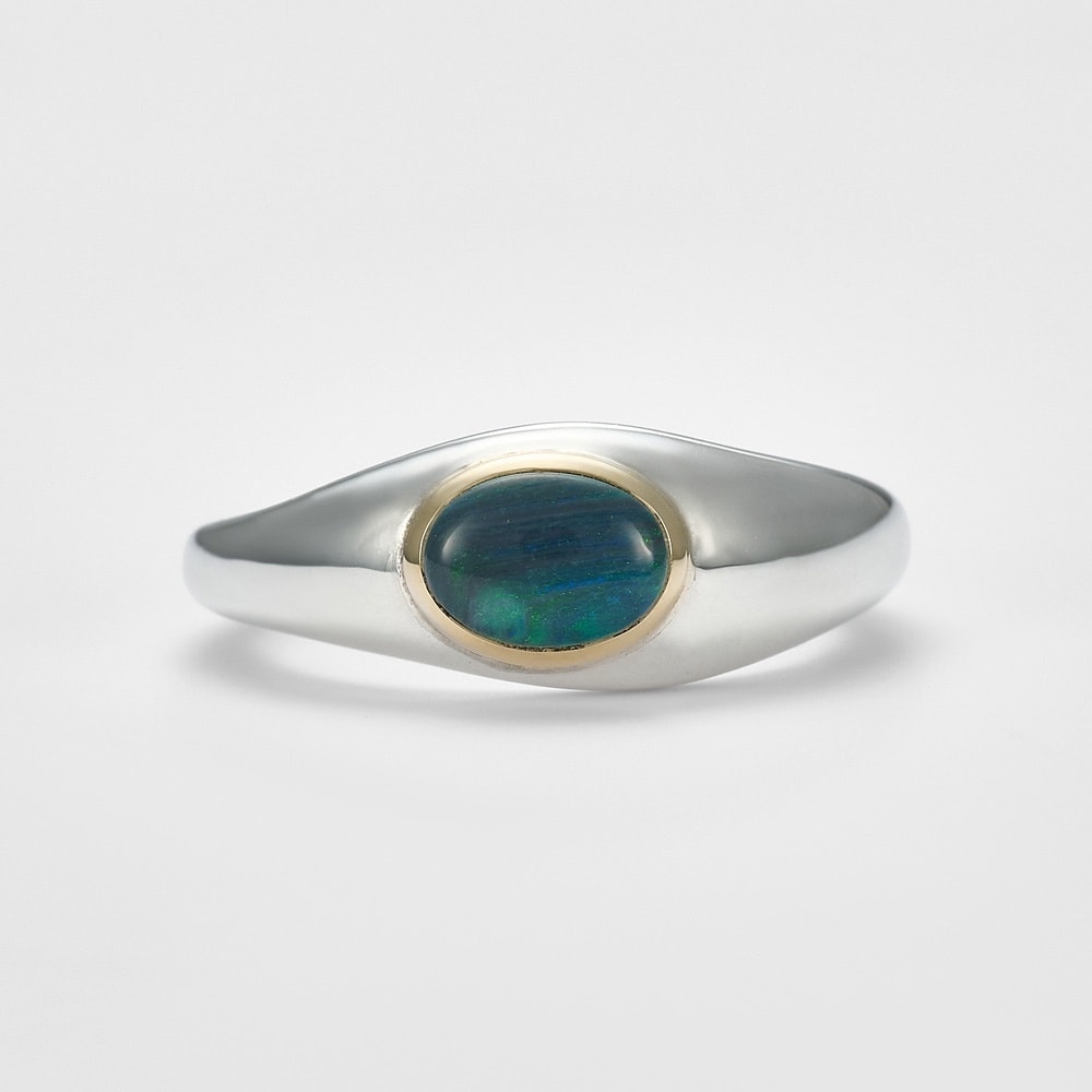 シルバー／K10ダークオパールリング | アガット(agete) | マルイウェブ