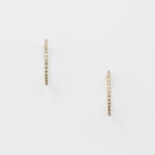 K10ダイヤモンドピアス（L）／（0.18ct）