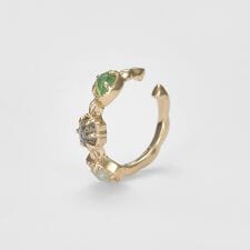 K5マルチストーンイヤーカフ(片耳用)