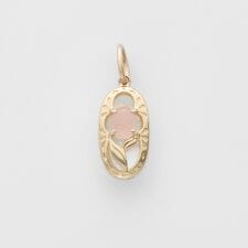 K5プレナイト／シェル／クォーツチャーム