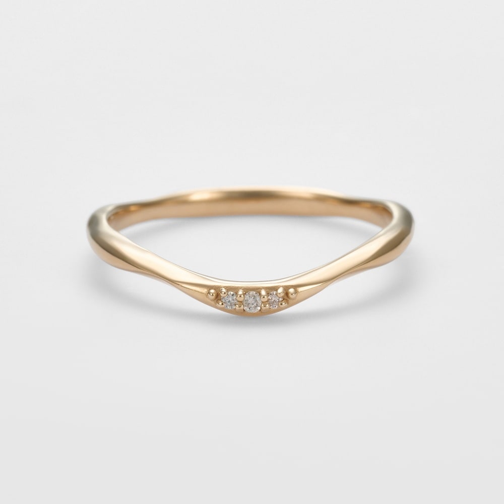 [�}���C]�S�[���h�_�C�������h�����O�i0.01ct�j/�A�K�b�g�iagete�j �z���C�g