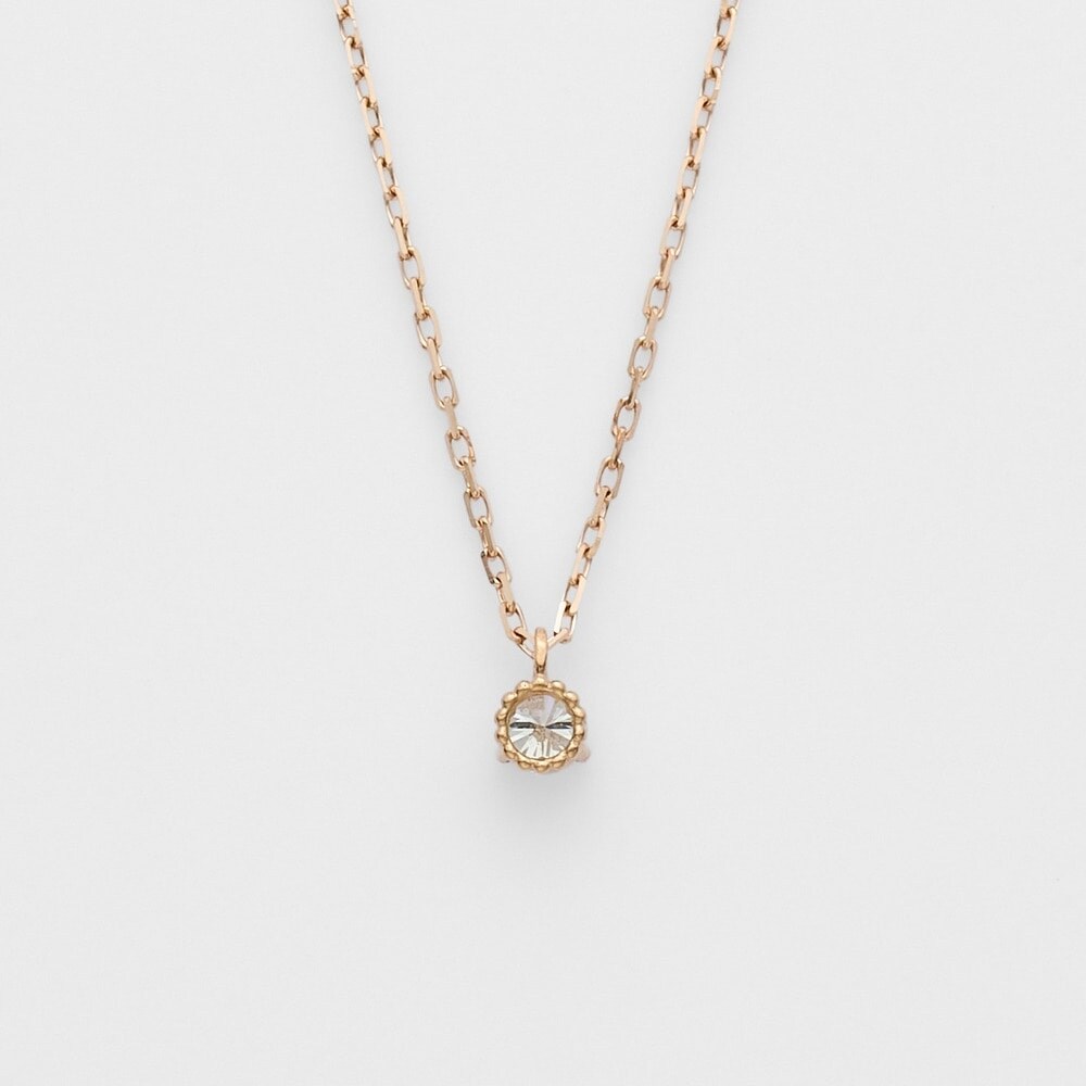 WEB限定》K18ダイヤモンドネックレス（0.05ct） | アガット
