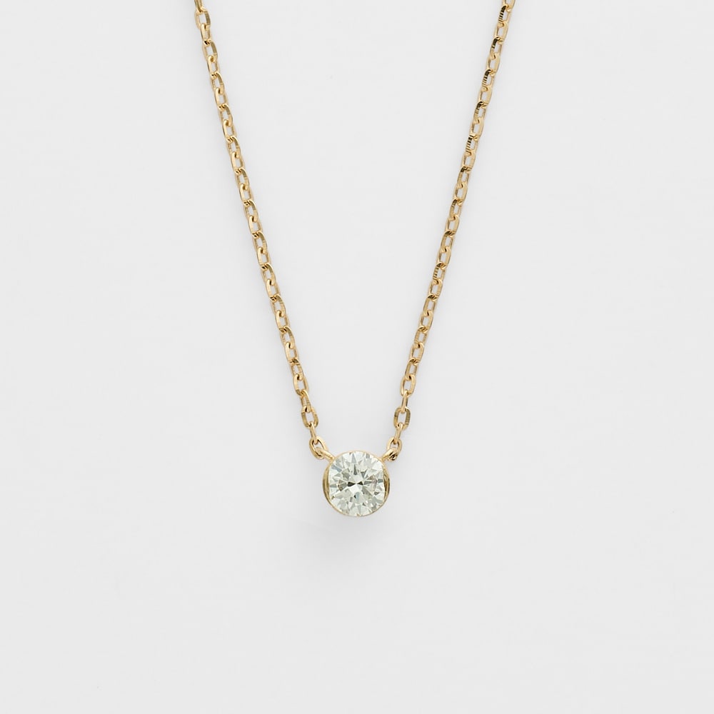 K18ダイヤモンドネックレス（0.1ct） | アガット(agete) | マルイ