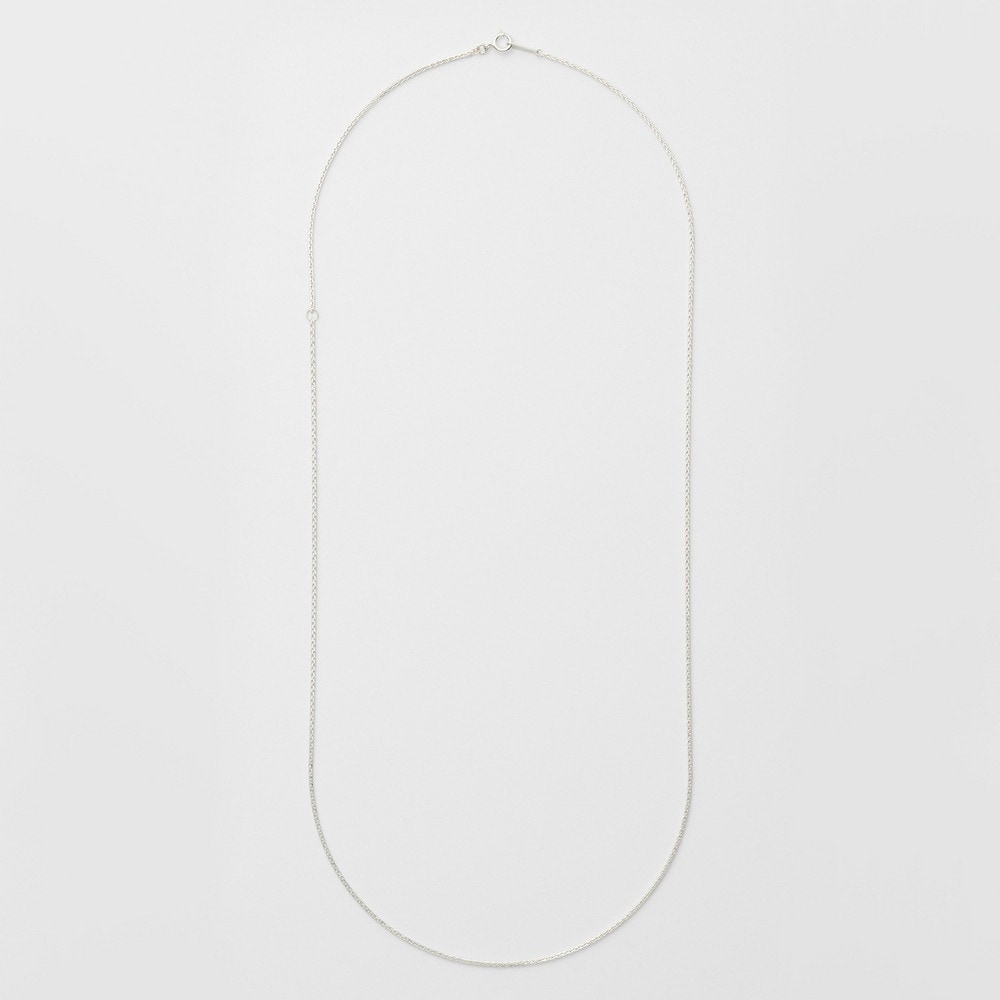 agete ワイヤーチェーンネックレス シルバーネックレスチェーン（60cm） | アガット(agete