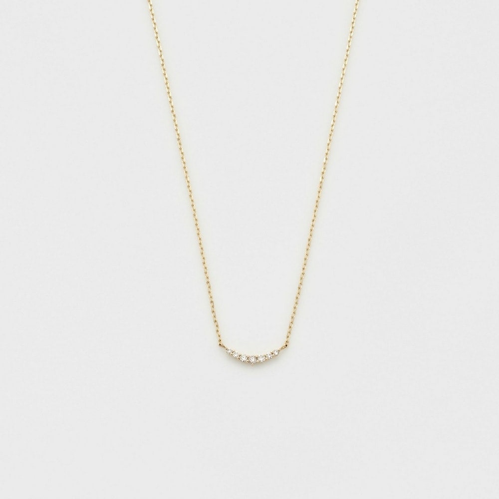 K18ダイヤモンドネックレス（0.05ct） | アガット(agete