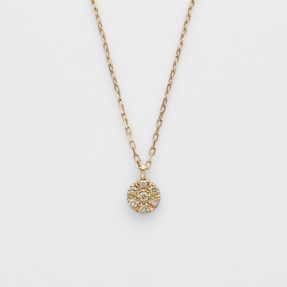 【美品】アガット k10 ブルー石　ダイヤモンド　ネックレス K10ダイヤモンドネックレス(0.06ct)｜ネックレス｜アガット 公式
